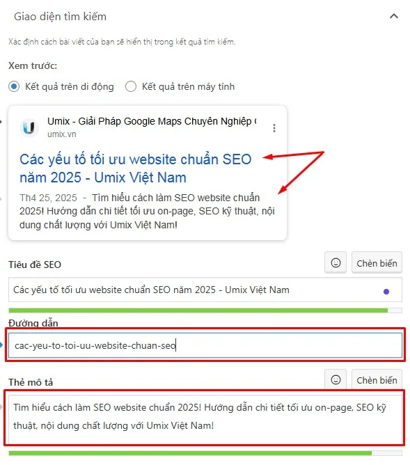 Tối ưu on-page SEO cho website