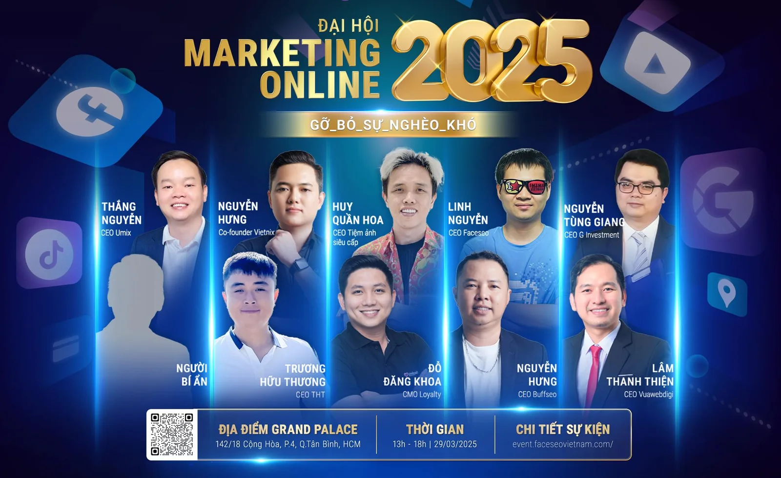 CEO Umix góp mặt tại sự kiện "Đại Hội Marketing Online 2025 - Gỡ Bỏ Sự Nghèo Khó"