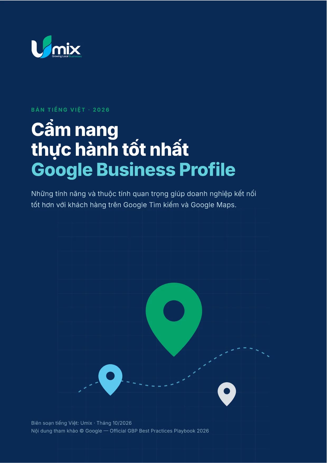 Cẩm nang Google Business Profile 2026 bản tiếng Việt – Trang 1: Trang bìa