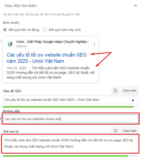 Tối ưu on-page SEO cho website